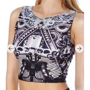 Blackmilk STEAM PUNK STEEL WIFEY TOP